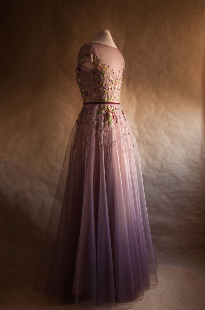full size embroidered dress