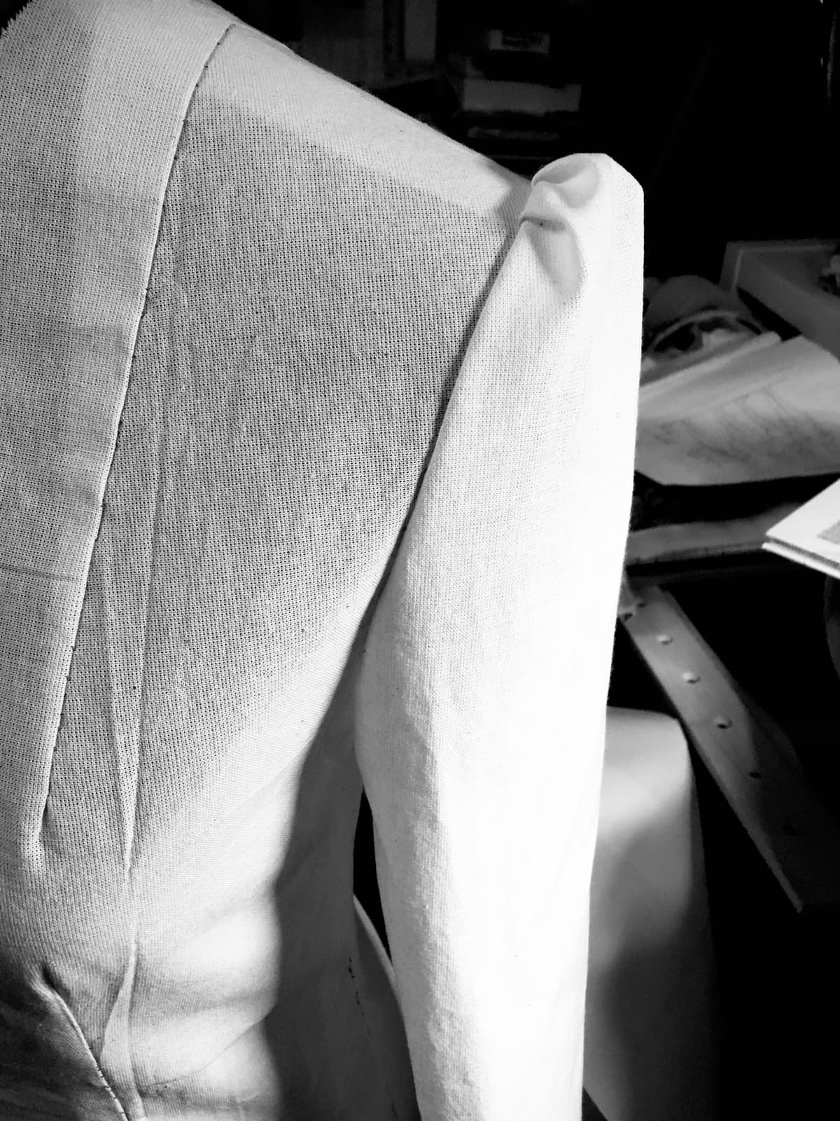 the fitting of toile prototype